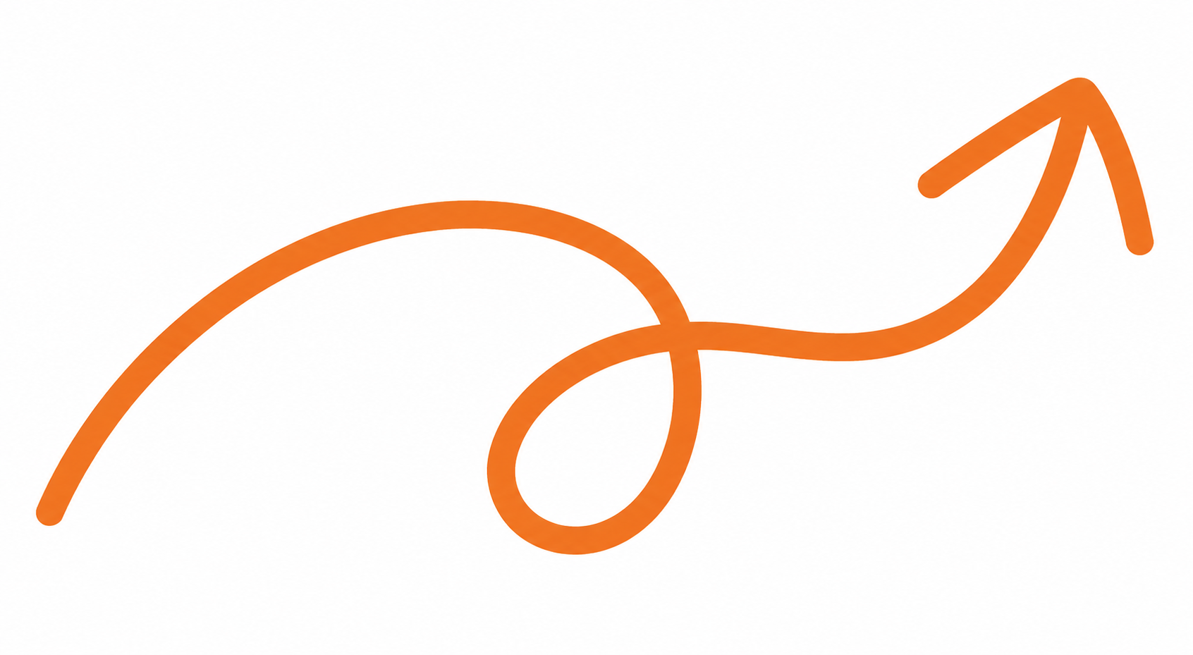 Decorative arrow pointing upwards