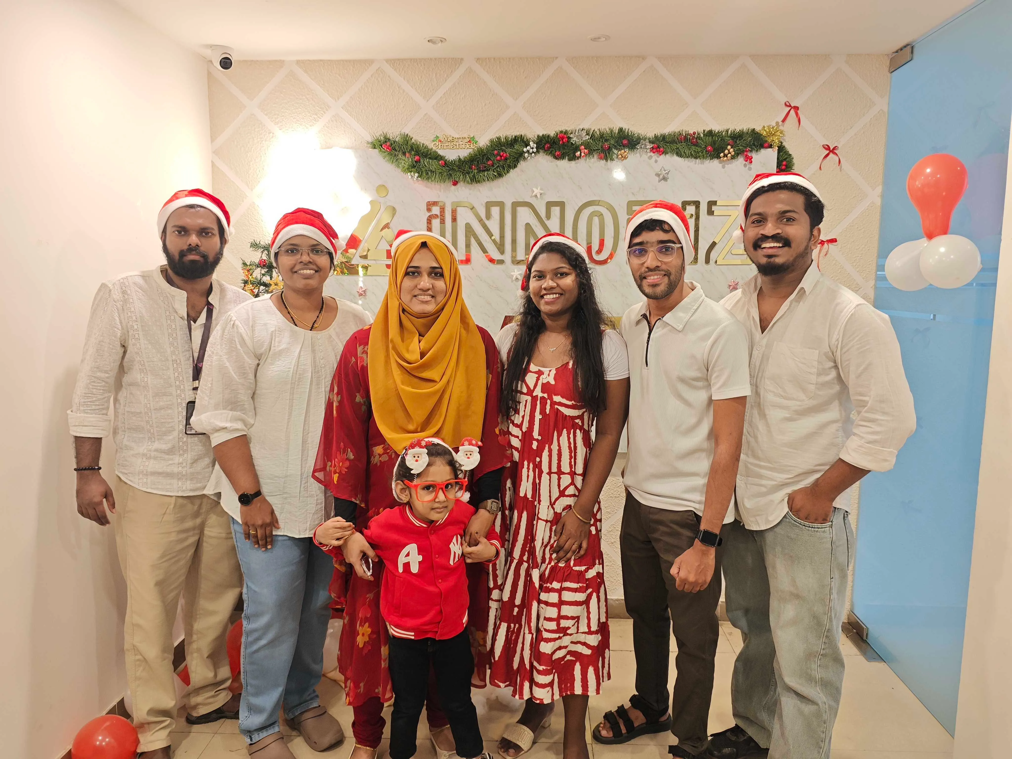 Innobiz Christmas celebrations in the office