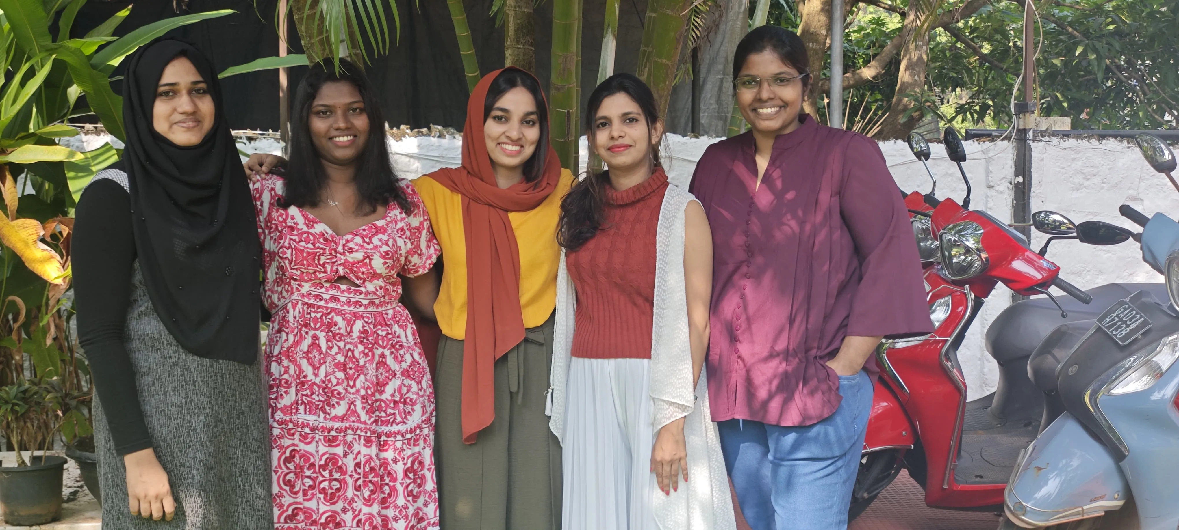 Innobiz team members on a trip to Goa